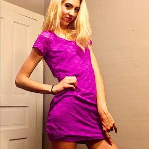 H&M Purple Lace Dress
